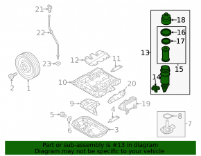 Oil filter housing Audi Q5 8R 13-17 3.0 tfsi