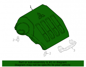 Mitsubishi Eclipse Cross 18-24 Engine Cover