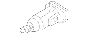 Front left door lock cylinder VW Tiguan 18-24