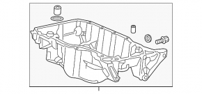 Oil pan Honda Accord 13-17 2.4