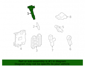 Ignition coil Cadillac CTS 14-19 3.6
