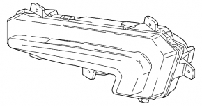Daytime running lights DRL right Chevrolet Malibu 16-18