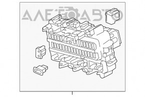 Nissan Rogue 14-20 Underdash Fuse Box
