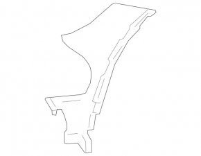 Front bumper mount left Mercedes GLC 300/350e 16-19
