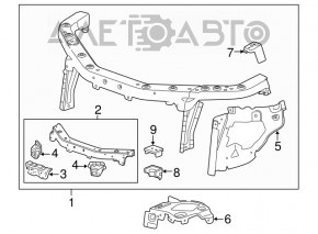 TV bar upper GMC Terrain 10-17