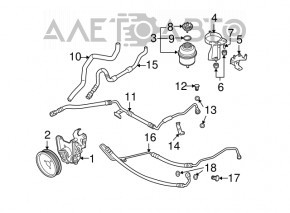 Power Steering Reservoir BMW X5 E70 07-13