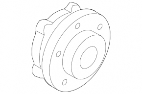 Rear left hub for Mini Cooper Countryman R60 10-16