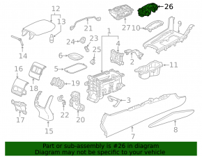 Parking button Honda Accord 18-22 hybrid