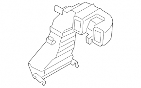 Air duct cooling VVB Kia Optima 11-13 hybrid second