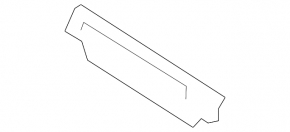 Emblem inscription "quattro" on the radiator grille Audi A6 C7 12-15 prerest