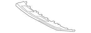 Front bumper center lip for Audi Q8 19-23