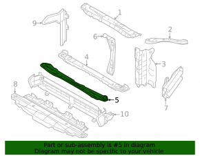TV lower bar Subaru Impreza 24-26 2.0