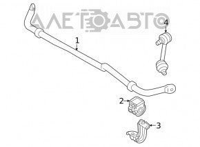Rear stabilizer Nissan Rogue 21-23 AWD JP built