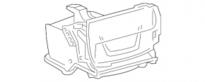 Toyota Camry V50 12-14 USA Black Center Console Pocket Box