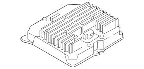 Voltage Converter Control Module BMW X5 F15 14-18 chip defect