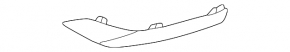 Right rear bumper molding for Hyundai Santa Fe 21-23 hybrid