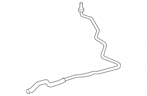 Air conditioning hose, row 3, right, Toyota Sequoia 2008-2016