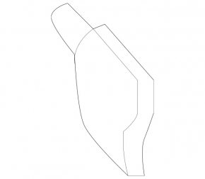 Plug towing hook front bumper Mercedes GLS-class X166 13-16