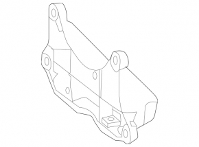 Mercedes W213 E 17-23 2.0T, 3.0T RWD plastic rear engine mount bracket