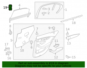 Front right window lift control Mercedes GLC 16-22 beige