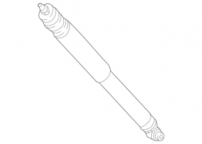 Rear left shock absorber G-class W463 G63 19-24