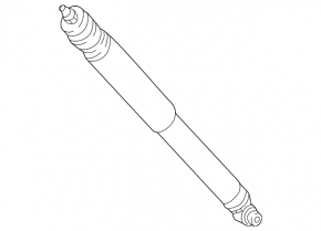Rear left shock absorber G-class W463 G63 19-24
