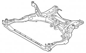 Front subframe Mazda CX-5 13-16