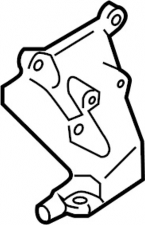 Engine mount bracket left Infiniti Q50 14-18 AWD 3.7, 3.5