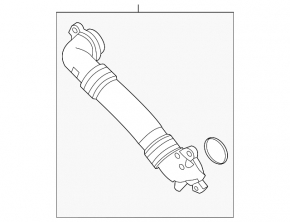 Cooling pipe pump-cylinder head BMW X5 G05 19-23 3.0T