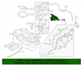 Kia Niro 23-26 PHEV Fuel Evaporative Canister Valve