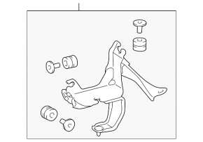 ABS bracket Lexus IS250 06-13