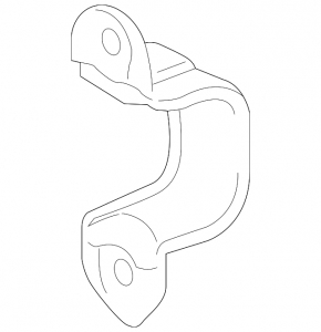 Rear stabilizer mounting bracket left Toyota Rav4 19- AWD