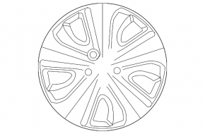 Wheel disk R16 x 6.5J ET45 Kia Niro 17-22 HEV type 2, without linings