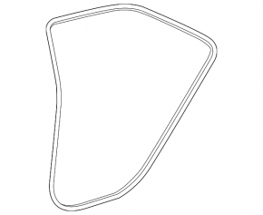 Door seal rear left Toyota Camry v70 18-24