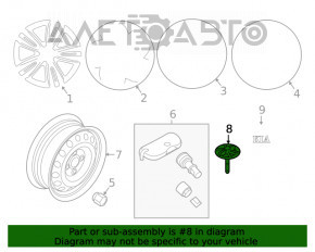 Spare Wheel Mount Hyundai Tucson 16-21