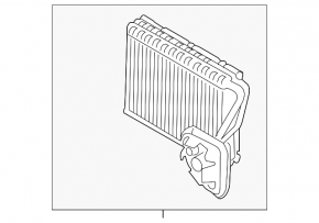 BMW 5 G30 21-23 Evaporator