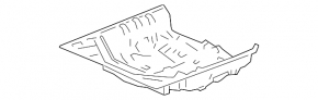 Trunk tray for Honda Accord 18-22 hybrid on the body
