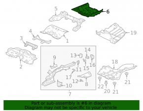 Trunk trough Honda Accord 18-22 hybrid