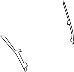 Infiniti Q50 14-20 right center dashboard trim panel, wood grain