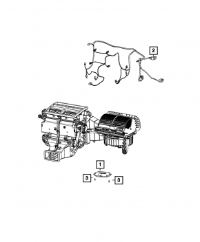 CLIMATE HEATER TEMPERATURE CONTROL MODULE Jeep Grand Cherokee WL 21-25