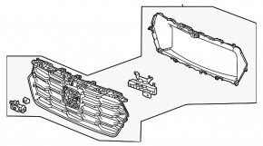 Honda Pilot 23-26 grille