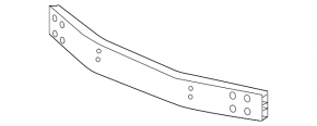 Honda Civic 12-12 Front Bumper Reinforcement (Aluminum)