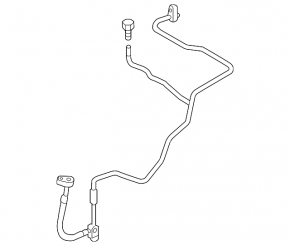 Air conditioning hose for Audi Q7 4L 10-15