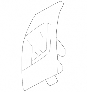 Right headlight washer cap bracket for Lexus RX 23-26 Japan built