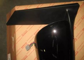 Side mirror right complete Toyota Sienna 11-12 16 pins, heated, turn signal, gray