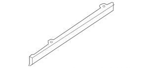 Left hood-wing seal for Audi Q3 15-18
