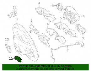 Steering paddle left Mercedes W213 E 17-21