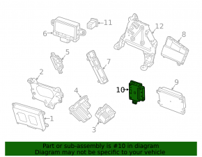 Parking Brake Control Module Mercedes GLA 14-20