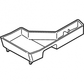 Left Ford Edge 15-24 trunk tray, foam
