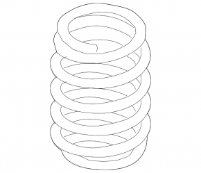 Rear left spring Mazda6 09-13